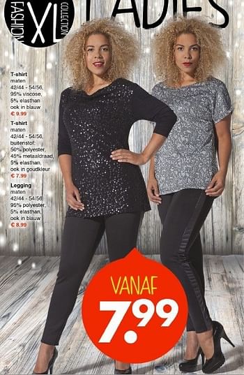 Aanbiedingen T-shirt - Huismerk - Wibra - Geldig van 01/12/2014 tot 13/12/2014 bij Wibra