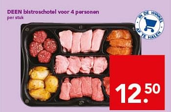 Aanbiedingen Deen bistroschotel voor 4 personen - Huismerk deen supermarkt - Geldig van 07/12/2014 tot 13/12/2014 bij Deen Supermarkten