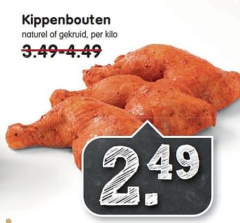 Aanbiedingen Kippenbouten naturel of gekruid - Huismerk - Em-té - Geldig van 07/12/2014 tot 13/12/2014 bij Em-té