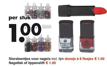Aanbiedingen Siersteentjes voor nagels - Huismerk - Wibra - Geldig van 01/12/2014 tot 13/12/2014 bij Wibra