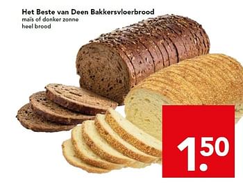 Aanbiedingen Het beste van deen bakkersvloerbrood - Huismerk deen supermarkt - Geldig van 14/12/2014 tot 20/12/2014 bij Deen Supermarkten