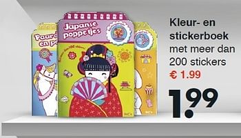 Aanbiedingen Kleur- en stickerboek - Huismerk - Wibra - Geldig van 08/12/2014 tot 20/12/2014 bij Wibra