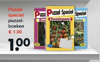 Aanbiedingen Puzzel special puzzelboeken - Huismerk - Wibra - Geldig van 08/12/2014 tot 20/12/2014 bij Wibra