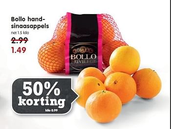 Aanbiedingen Bollo hand sinaasappels - Bollo - Geldig van 14/12/2014 tot 20/12/2014 bij Em-té
