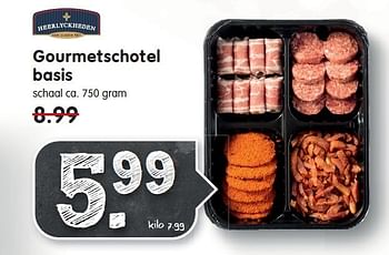 Aanbiedingen Gourmetschotel basis - Heerlyckheeden - Geldig van 14/12/2014 tot 20/12/2014 bij Em-té