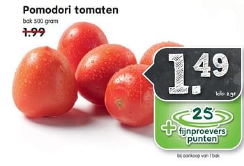 Aanbiedingen Pomodori tomaten - Huismerk - Em-té - Geldig van 14/12/2014 tot 20/12/2014 bij Em-té