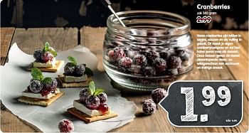 Aanbiedingen Cranberries - Huismerk - Em-té - Geldig van 14/12/2014 tot 20/12/2014 bij Em-té