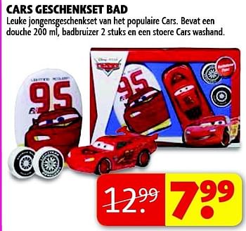 Aanbiedingen Cars geschenkset bad - Disney - Geldig van 16/12/2014 tot 22/12/2014 bij Kruidvat