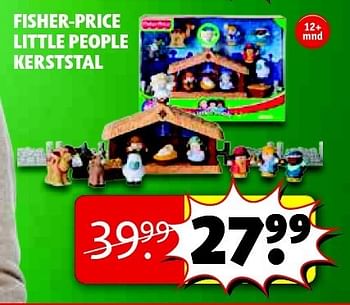 Aanbiedingen Fisher-price little people kerststal - Fisher-Price - Geldig van 09/12/2014 tot 21/12/2014 bij Kruidvat