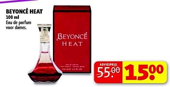 Aanbiedingen Beyoncé heat eau de parfum voor dames - Beyoncé Heat - Geldig van 09/12/2014 tot 21/12/2014 bij Kruidvat