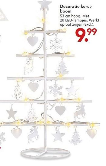 Aanbiedingen Decoratie kerstboom - Huismerk - Blokker - Geldig van 01/12/2014 tot 24/12/2014 bij Blokker