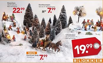 Aanbiedingen Kerstboompjes - Huismerk - Blokker - Geldig van 01/12/2014 tot 24/12/2014 bij Blokker