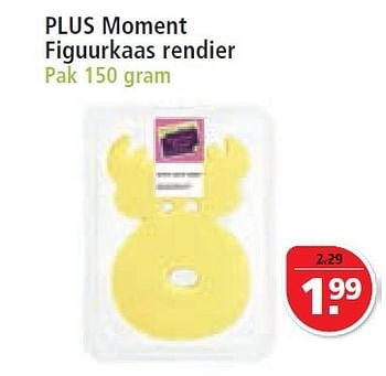 Aanbiedingen Plus moment figuurkaas rendier - Huismerk - Plus - Geldig van 07/12/2014 tot 25/12/2014 bij Plus