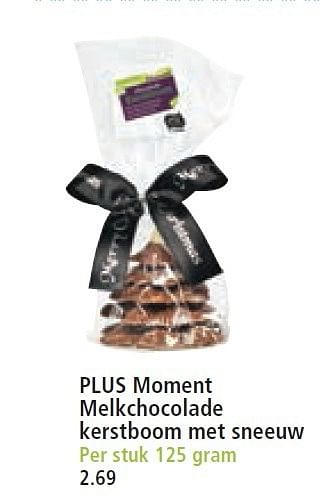 Aanbiedingen Plus moment melkchocolade kerstboom met sneeuw - Huismerk - Plus - Geldig van 07/12/2014 tot 25/12/2014 bij Plus