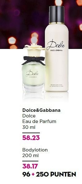 Aanbiedingen Dolce+gabbana dolce - Dolce &amp; Gabbana - Geldig van 15/12/2014 tot 26/12/2014 bij Ici Paris XL