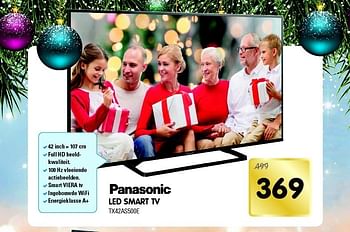 Aanbiedingen Panasonic led smart tv - Panasonic - Geldig van 13/12/2014 tot 26/12/2014 bij Maxwell