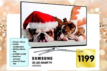 Aanbiedingen Samsung 3d led smart tv - Samsung - Geldig van 13/12/2014 tot 26/12/2014 bij Maxwell