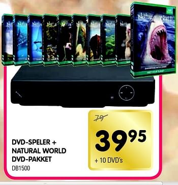 Aanbiedingen Dvd-speler + natural world dvd-pakket - Huismerk - Maxwell - Geldig van 13/12/2014 tot 26/12/2014 bij Maxwell
