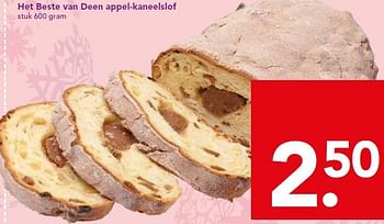Aanbiedingen Het beste van deen appel-kaneelslof - Huismerk deen supermarkt - Geldig van 21/12/2014 tot 26/12/2014 bij Deen Supermarkten