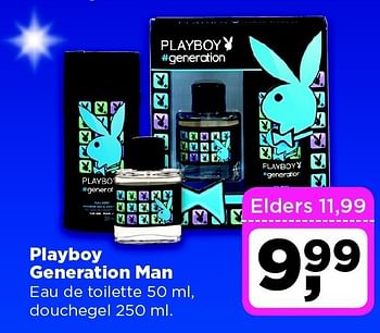 Aanbiedingen Playboy generation man - Playboy - Geldig van 16/12/2014 tot 26/12/2014 bij Dirx Drogisterijen