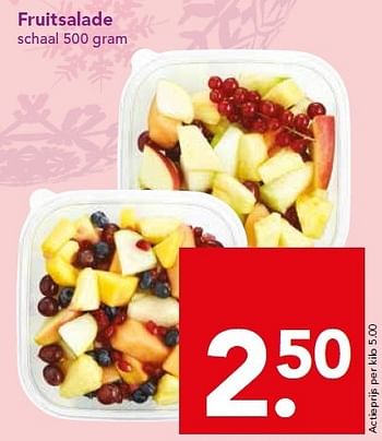 Aanbiedingen Fruitsalade - Huismerk deen supermarkt - Geldig van 21/12/2014 tot 26/12/2014 bij Deen Supermarkten