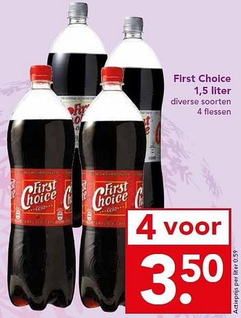 Aanbiedingen First choice - First choice - Geldig van 21/12/2014 tot 26/12/2014 bij Deen Supermarkten