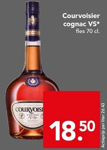 Aanbiedingen Courvoisier cognac vs - Courvoisier - Geldig van 21/12/2014 tot 26/12/2014 bij Deen Supermarkten