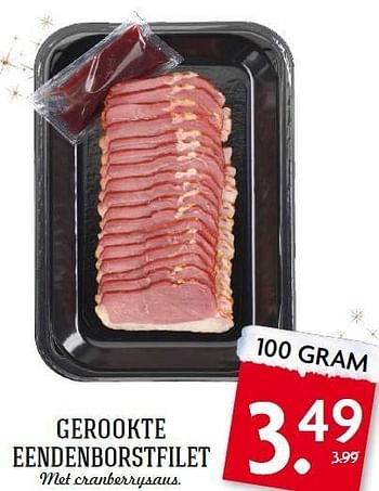 Aanbiedingen Gerookte eendenborstfilet - Huismerk - Deka Markt - Geldig van 21/12/2014 tot 26/12/2014 bij Deka Markt