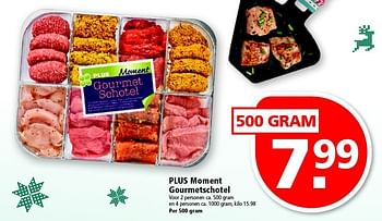 Aanbiedingen Plus moment gourmetschotel - Huismerk - Plus - Geldig van 21/12/2014 tot 27/12/2014 bij Plus