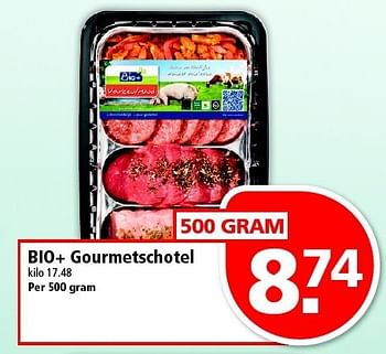 Aanbiedingen Bio+ gourmetschotel - Bio+ - Geldig van 21/12/2014 tot 27/12/2014 bij Plus