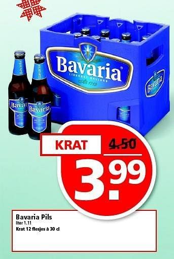 Aanbiedingen Bavaria pils - Bavaria - Geldig van 21/12/2014 tot 27/12/2014 bij Plus