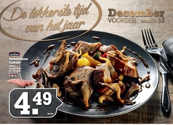 Aanbiedingen Varkenshaas culinair - Heerlyckheeden - Geldig van 21/12/2014 tot 27/12/2014 bij Em-té