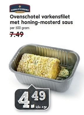 Aanbiedingen Ovenschotel varkensfilet met honing-mosterd saus - Heerlyckheeden - Geldig van 21/12/2014 tot 27/12/2014 bij Em-té