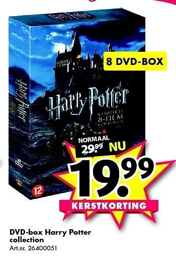 Aanbiedingen Dvd-box harry potter collection - Huismerk - Bart Smit - Geldig van 13/12/2014 tot 28/12/2014 bij Bart Smit