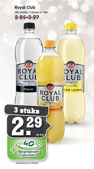 Aanbiedingen Royal club - Royal Club - Geldig van 21/12/2014 tot 27/12/2014 bij Em-té