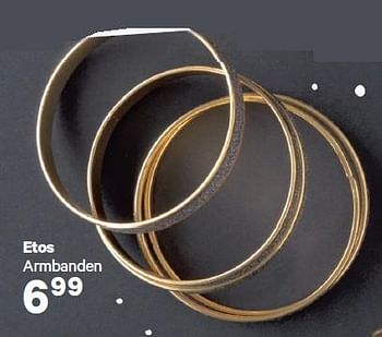 Aanbiedingen Etos armbanden - Huismerk - Etos - Geldig van 15/12/2014 tot 28/12/2014 bij Etos