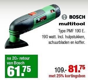 Aanbiedingen Bosch multitool - Bosch - Geldig van 22/12/2014 tot 28/12/2014 bij Praxis