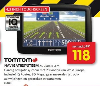 Aanbiedingen Tomtom navigatiesysteem handig navigatiesysteem - TomTom - Geldig van 22/12/2014 tot 28/12/2014 bij It's Electronics