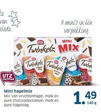 Aanbiedingen Mini hagelmix mix van vruchtenhagel - Huismerk - Lidl - Geldig van 13/11/2014 tot 31/12/2014 bij Lidl