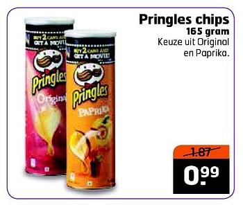 Aanbiedingen Pringles chips  - Pringles - Geldig van 23/12/2014 tot 28/12/2014 bij Trekpleister