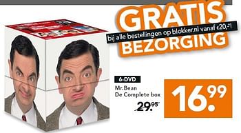Aanbiedingen Mr.bean de complete box - Huismerk - Blokker - Geldig van 24/11/2014 tot 31/12/2014 bij Blokker