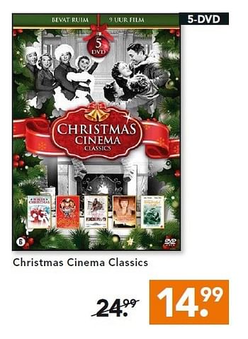 Aanbiedingen Christmas cinema classics - Huismerk - Blokker - Geldig van 24/11/2014 tot 31/12/2014 bij Blokker