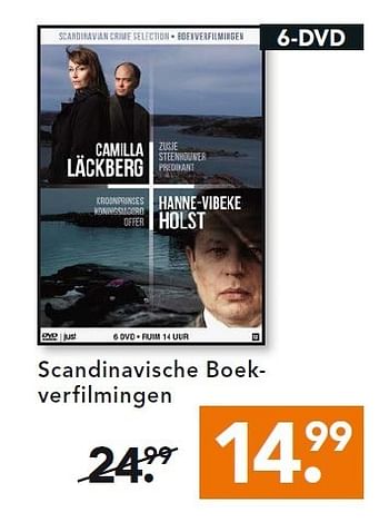 Aanbiedingen Scandinavische boekverfilmingen - Huismerk - Blokker - Geldig van 24/11/2014 tot 31/12/2014 bij Blokker