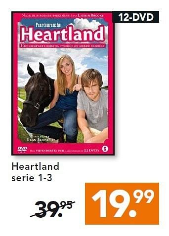 Aanbiedingen Heartland serie 1-3 - Huismerk - Blokker - Geldig van 24/11/2014 tot 31/12/2014 bij Blokker