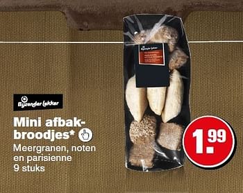 Aanbiedingen Mini afbakbroodjes meergranen, noten en parisienne - Huismerk - Hoogvliet - Geldig van 08/12/2014 tot 31/12/2014 bij Hoogvliet