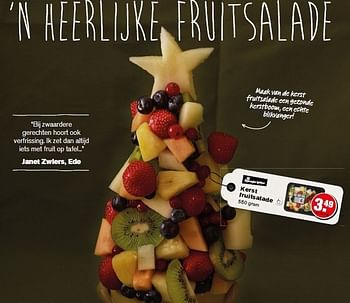 Aanbiedingen Kerst fruitsalade - Huismerk - Hoogvliet - Geldig van 08/12/2014 tot 31/12/2014 bij Hoogvliet
