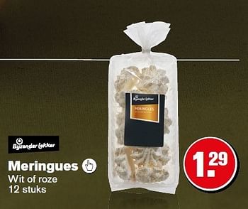 Aanbiedingen Meringues  wit of roze - Huismerk - Hoogvliet - Geldig van 08/12/2014 tot 31/12/2014 bij Hoogvliet