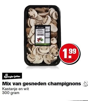 Aanbiedingen Mix van gesneden champignons - Huismerk - Hoogvliet - Geldig van 08/12/2014 tot 31/12/2014 bij Hoogvliet