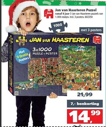 Aanbiedingen Jan van haasteren puzzel - Jumbo - Geldig van 13/12/2014 tot 31/12/2014 bij Intertoys