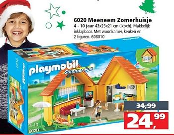 Aanbiedingen Meeneem zomerhuisje - Playmobil - Geldig van 13/12/2014 tot 31/12/2014 bij Intertoys